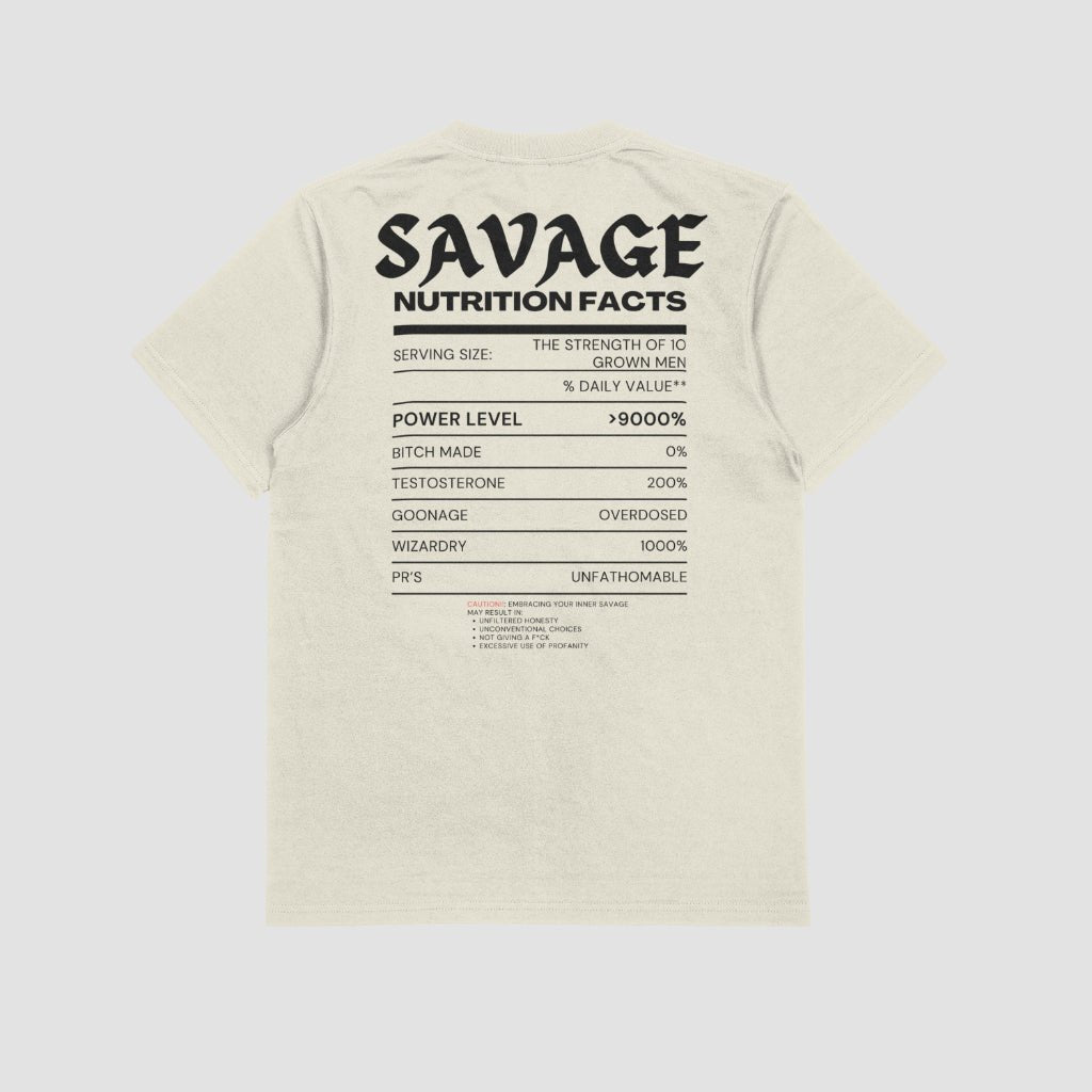 Savage Nutrition T Shirt - The Savage Compound