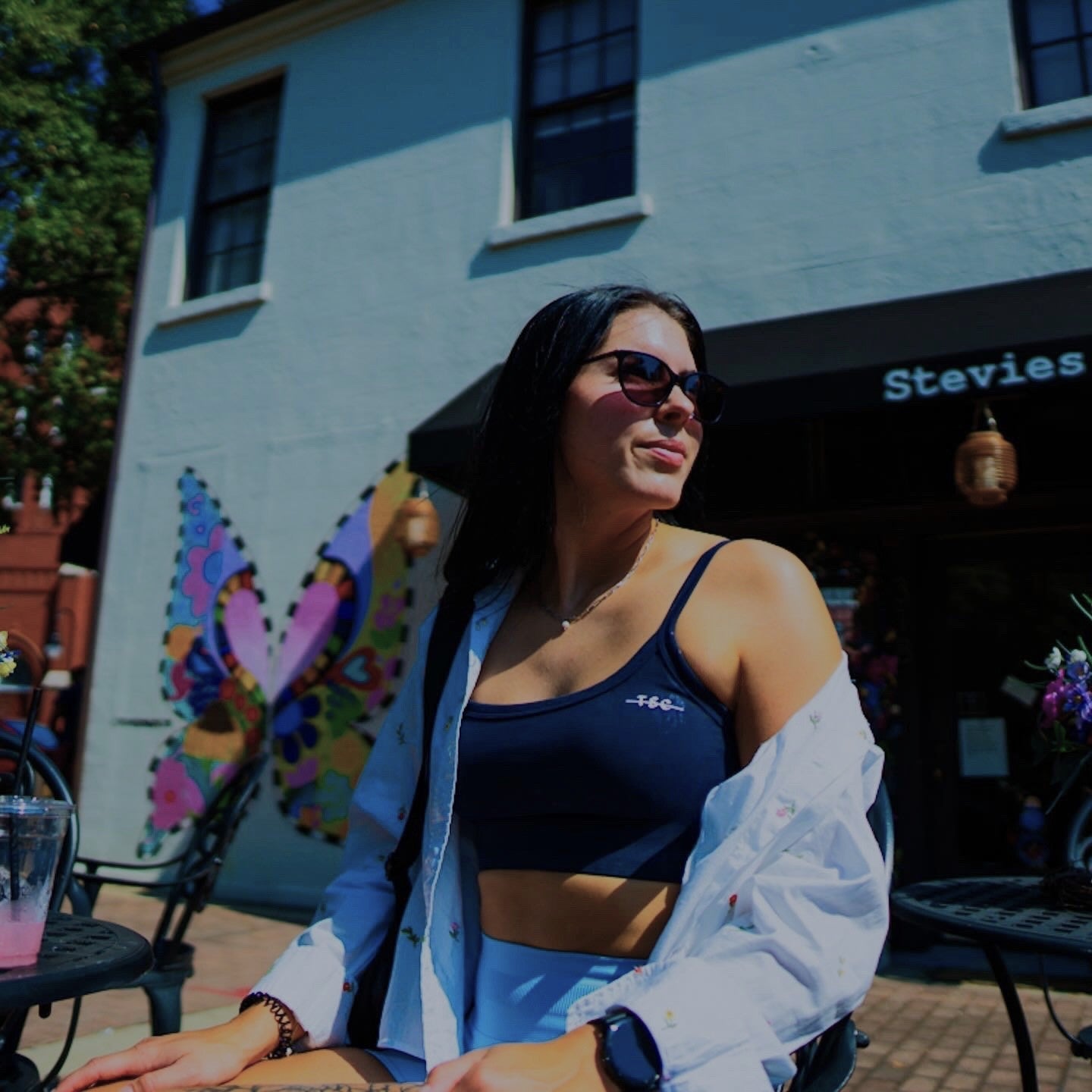 Blue Ember Sports Bra - The Savage Compound