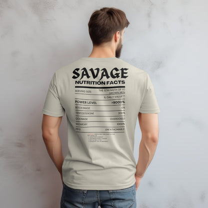 Savage Nutrition T Shirt - The Savage Compound